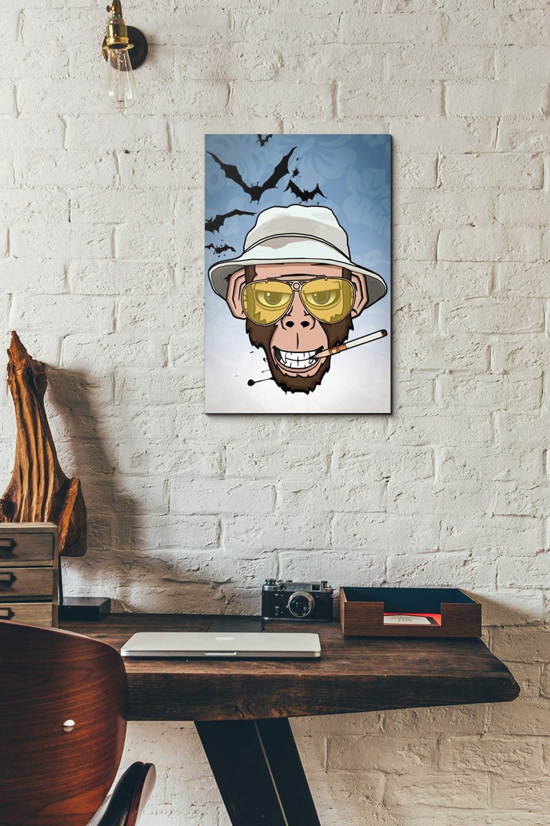 Cortesi Home 'Monkey Business in Las Vegas' by Nicklas Gustafsson, Canvas Wall Art, 12"x18" - Image 5
